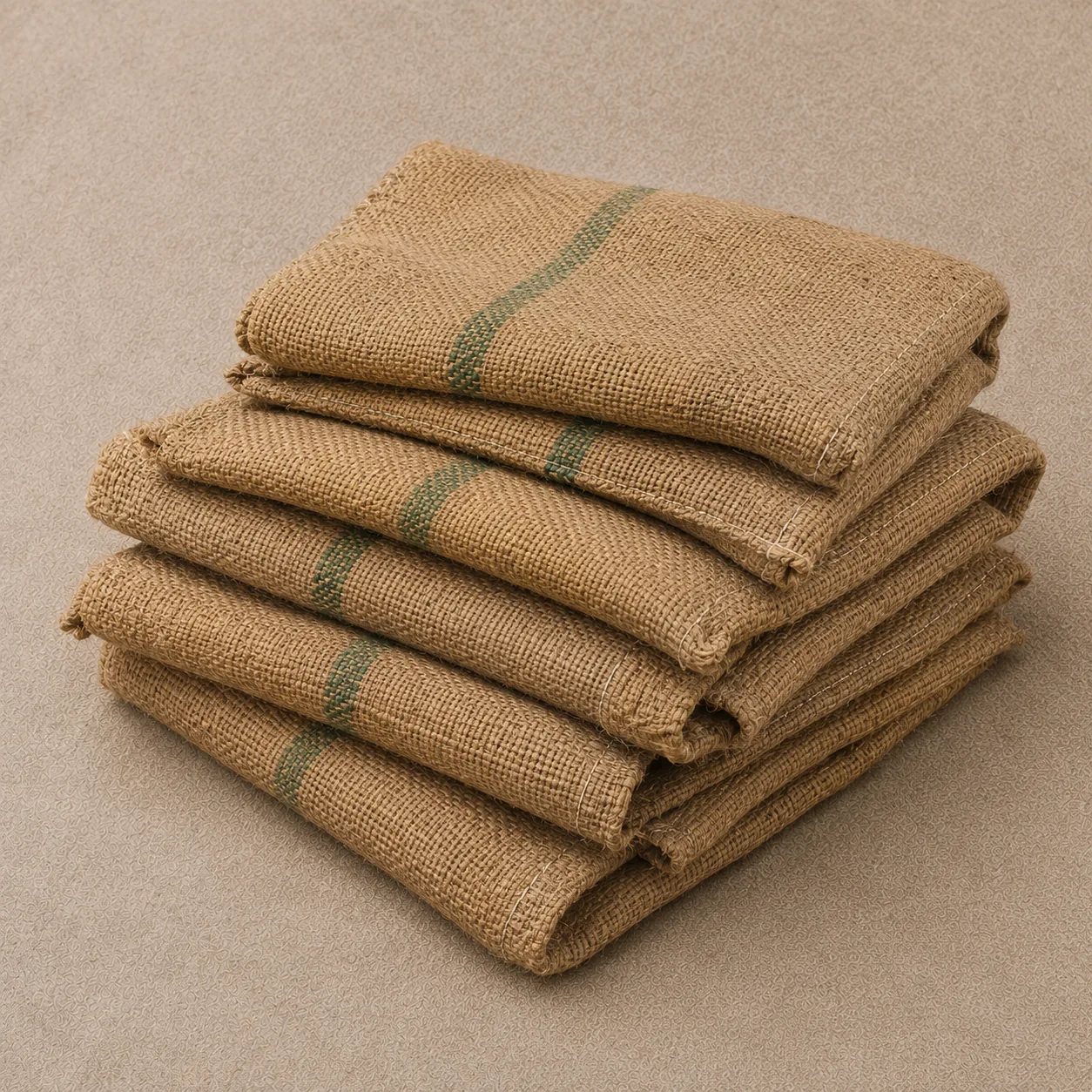 Jute sacks for commodity packaging
